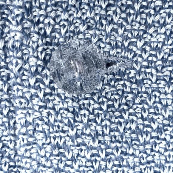 IRIS SETLAKWE Linen/Cotton Blue Two-Button Blazer - Picture 12 of 14